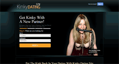 Desktop Screenshot of kinkydatingsite.com